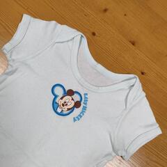Disney　ミッキーマウス　半袖肌着【used 90】の画像