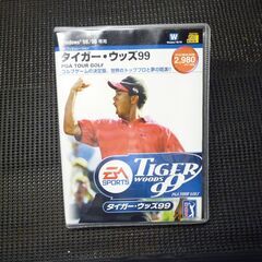 【値引しました】未使用のPC用ゲームソフト★タイガー・ウッズ99