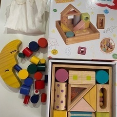 お買い上げありがとうございました。　積み木のおもちゃ