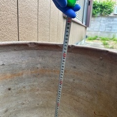 壺　プランター　テラコッタ　巨大の画像