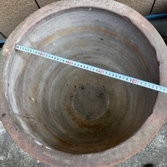 壺　プランター　テラコッタ　巨大の画像