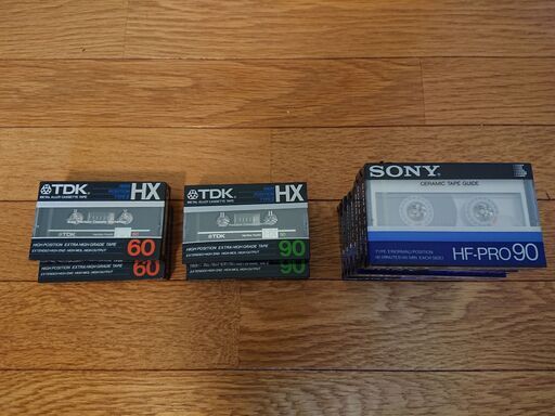 SONY、TDKオーディオカセットテープ　計11巻【未開封】