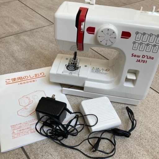 JANOME ジャノメ コンパクトミシン JA-701【決まりました】