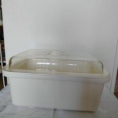 水切りかご　蓋付き