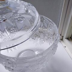 ガラスの蓋付き　オブジェの画像