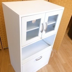 【引取】0円 食器棚 キッチン収納棚 コンセント付きの画像