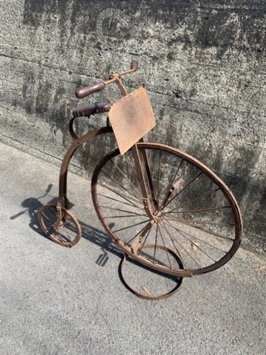 自転車　アンティークオブジェクト