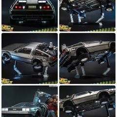 ムービー・マスターピース 1/6スケールデロリアン・タイムマシン ホットトイズの画像
