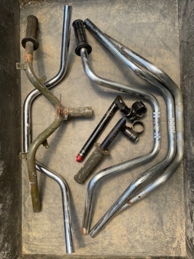 バイク　ハンドル　社外　純正　複数あり