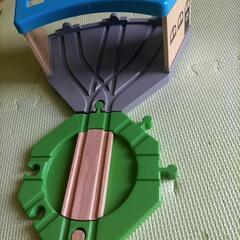 IKEA　木製レール　電車セットの画像