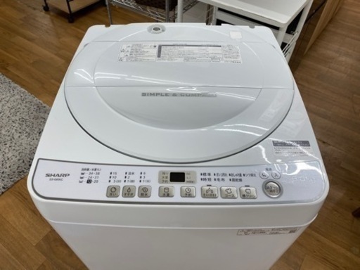 I403 ? SHARP 洗濯機 （6.0㎏） ⭐動作確認済⭐クリーニング済