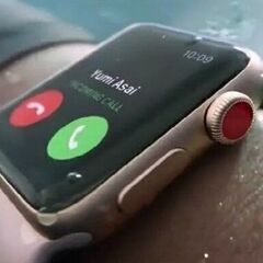 ( ͡❛ ͜ʖ ͡❛👍) Apple iWatch Series 3 / 38mm ケース用シルバーミラネーゼループ / GPS - Ok! ❤️❤️❤️の画像