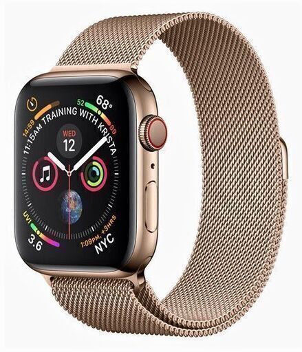 ( ͡❛ ͜ʖ ͡❛?) Apple iWatch Series 3 / 38mm ケース用シルバーミラネーゼループ / GPS - 
