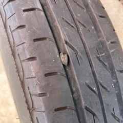 ミラ　鉄ホイールタイヤ　145/80 R13の画像