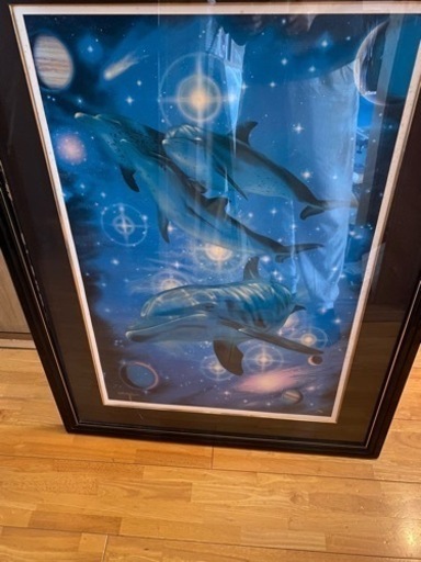 取引終了。ありがとうございました。持ってけ！笑笑再最終値下げ価格です！クリスチャン　ラッセンのシルクスクリーンの絵画