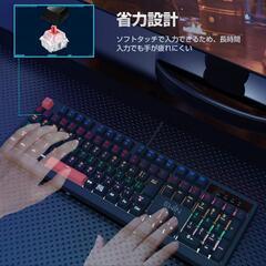Ewin ゲーミングキーボード 　メカニカル 8000万回耐久　日本語配列の画像