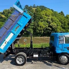 【I-0007】日産 ディーゼル PK260TZ UD コンドル 増トン ダンプ 自動コボレーン 新明和 アルミホイール 車検付き 最大積載量7600kgの画像