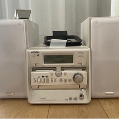 【値下げ】コンポVictor UX-W50 ホワイト
