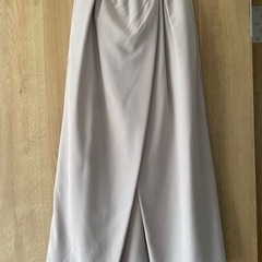 VICKY 麻調ラップスカーチョ　サイズS