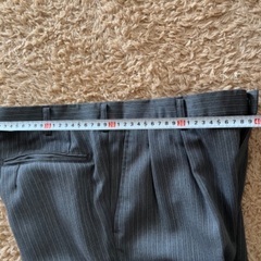 【値下】夏用ビジネスパンツ未使用の画像