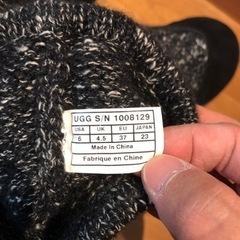 UGG レディースブーツ　黒 23.0cmの画像