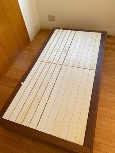 【期間限定】無印良品 収納付きシングルベッド