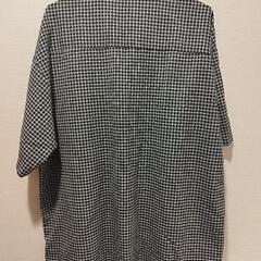 【値下げ】MADE IN USA CALTOP 大きいサイズ　メンズ半袖シャツ　黒系　の画像
