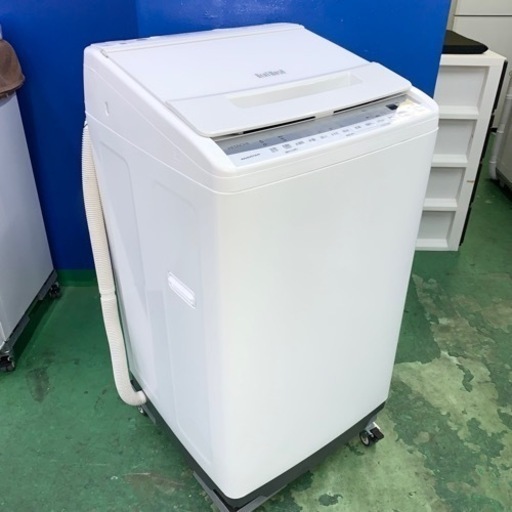 ⭐️HITACHI⭐️全自動洗濯機　2021年7kg 美品　大阪市近郊配送無料