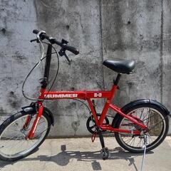 1317 折り畳み自転車 20インチ HUMMER