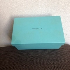 受渡確定【未使用】Tiffany ロゴ入りガラスタンブラー ペア 箱ありの画像
