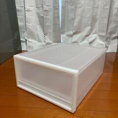 無印良品 ポリプロピリン収納ケース2個セット（約幅34×奥行44...