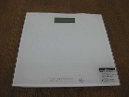 OHM オーム電機 デジタル体重計 HBK-T100-W 2022年製 ヘルスメーター