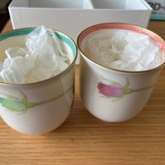《未使用》香蘭社のペア湯呑みの画像