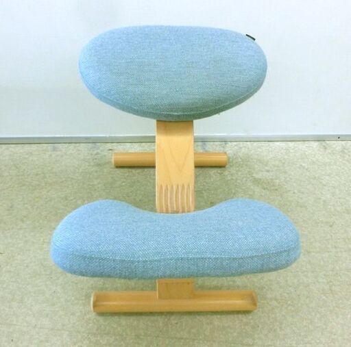 rybo バランスイージー balans Eazy 姿勢矯正 通常フレーム 青 ラクに姿勢がよくなる椅子｜バランス イージー バランスラボ