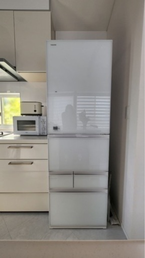 5月5,6日限定~東芝冷蔵庫大型411L 左開きGR-M41GXV-EW