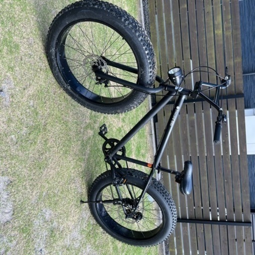 ＢＭＸハンドル【ＢＭＸビーチクルーザー26インチ】【マットブラック】 FATBIKEファットバイク ファイブカードバイク