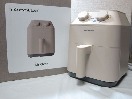 美品☆Air Oven レコルト エアーオーブン ノンフライヤー RAO-1 クリームホワイト