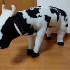 お話中■座れるぬいぐるみ　牛　アニマル　スツール■