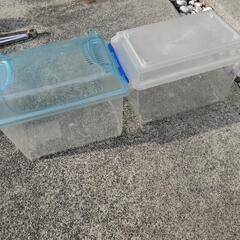 虫かご2個　水槽