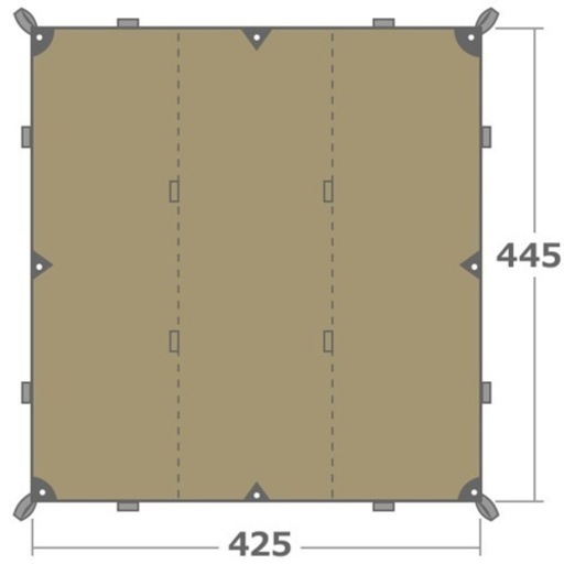 【値下げしました】新品　TATONKA(タトンカ) TARP タープ 1 TC サンドベージュ