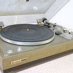 ☆★y■TRIO トリオ ターンテーブル レコードプレーヤー KP-F505 レトロ 1976年 アンティーク 当時物の画像