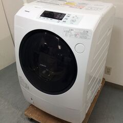 (6/21受渡済)YJT6859【TOSHIBA/東芝 ドラム洗濯機9.0㎏】美品 2019年製 TW-95G8L 家電 洗濯 斜め型 左開き