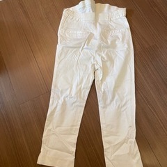 マタニティパンツ　白