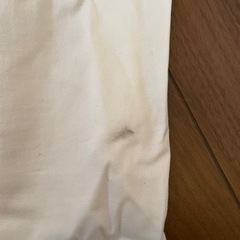 マタニティパンツ　白の画像