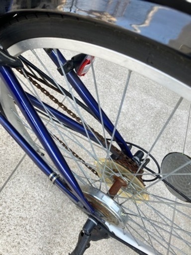 【取りに来てくださる方】自転車 27 6段階変速ギア　中古