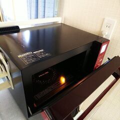SHARP HEALSIO シャープ ヘルシオ ウォーターオーブン 電子レンジ トースター 中古 レッドの画像