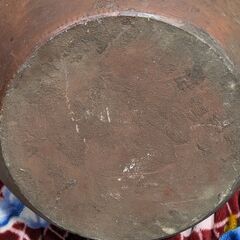 備前焼　在銘　香山窯　特大水鉢　メダカ鉢　睡蓮鉢　 一楽　　特大火鉢　大火鉢　C0CQ0107の画像