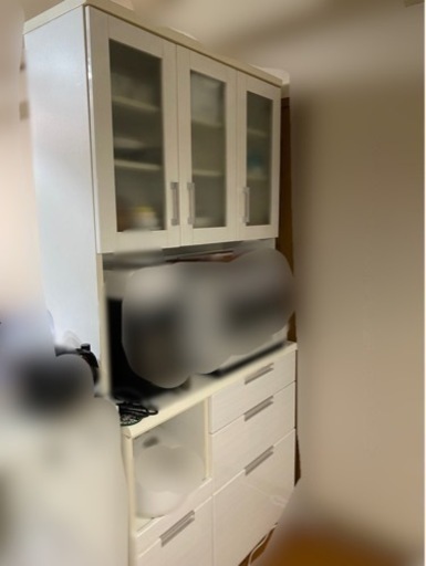 食器棚 ホワイト
