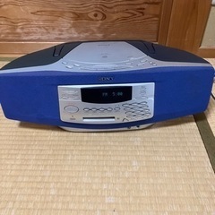 ソニー製　CD MDラジカセ