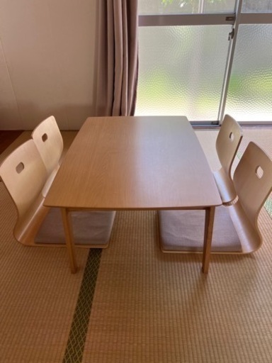 美品　こたつ　テーブル➕椅子4つ　セット